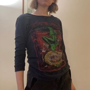 Tom petty band tee, scoop back size small